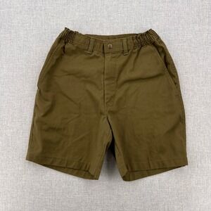 Vintage Boy Scouts of America Uniform Shorts Youth 32 Waist Olive Green Outdoor